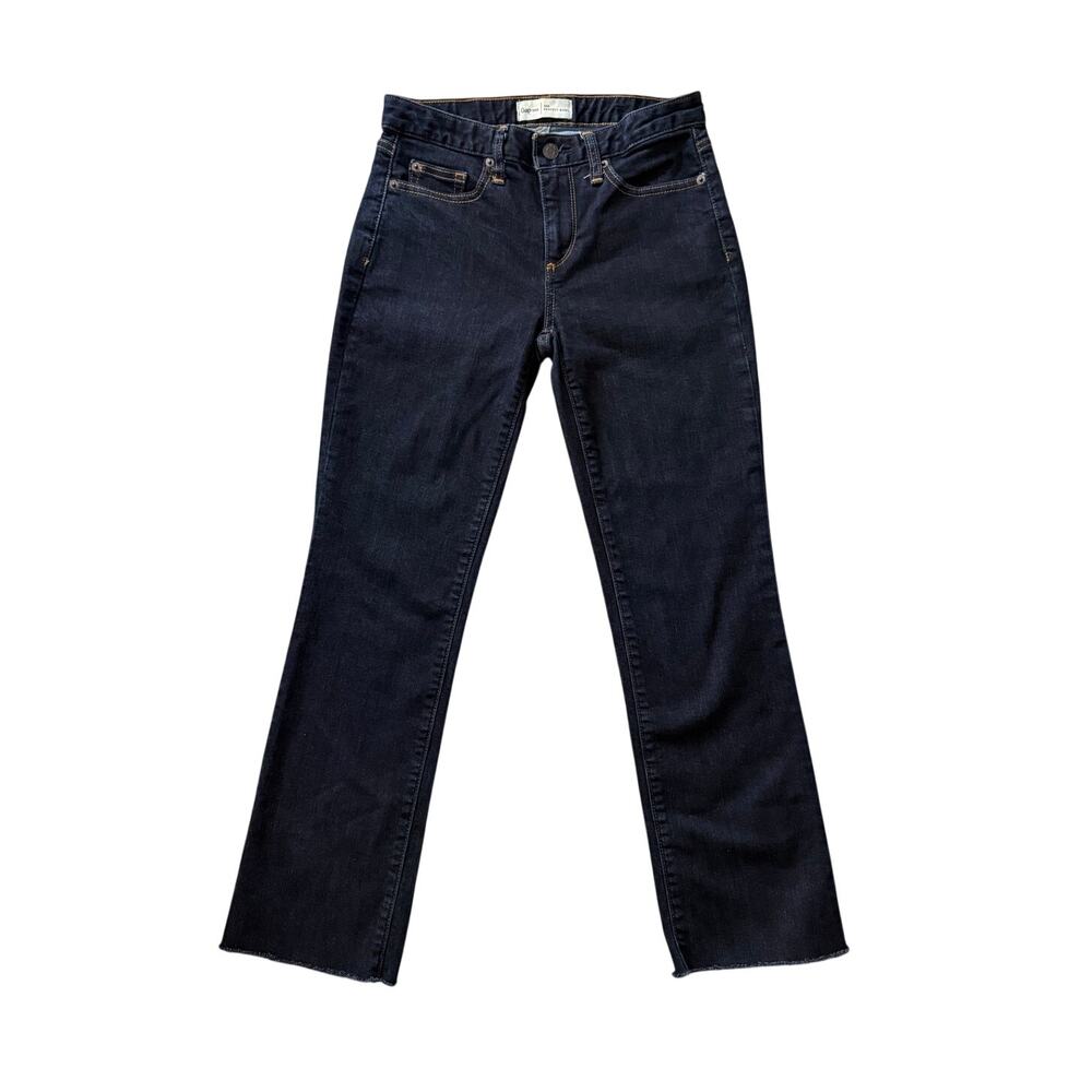 Gap The Perfect Boot Bootcut/Straight Ankle Jeans Dark Wash